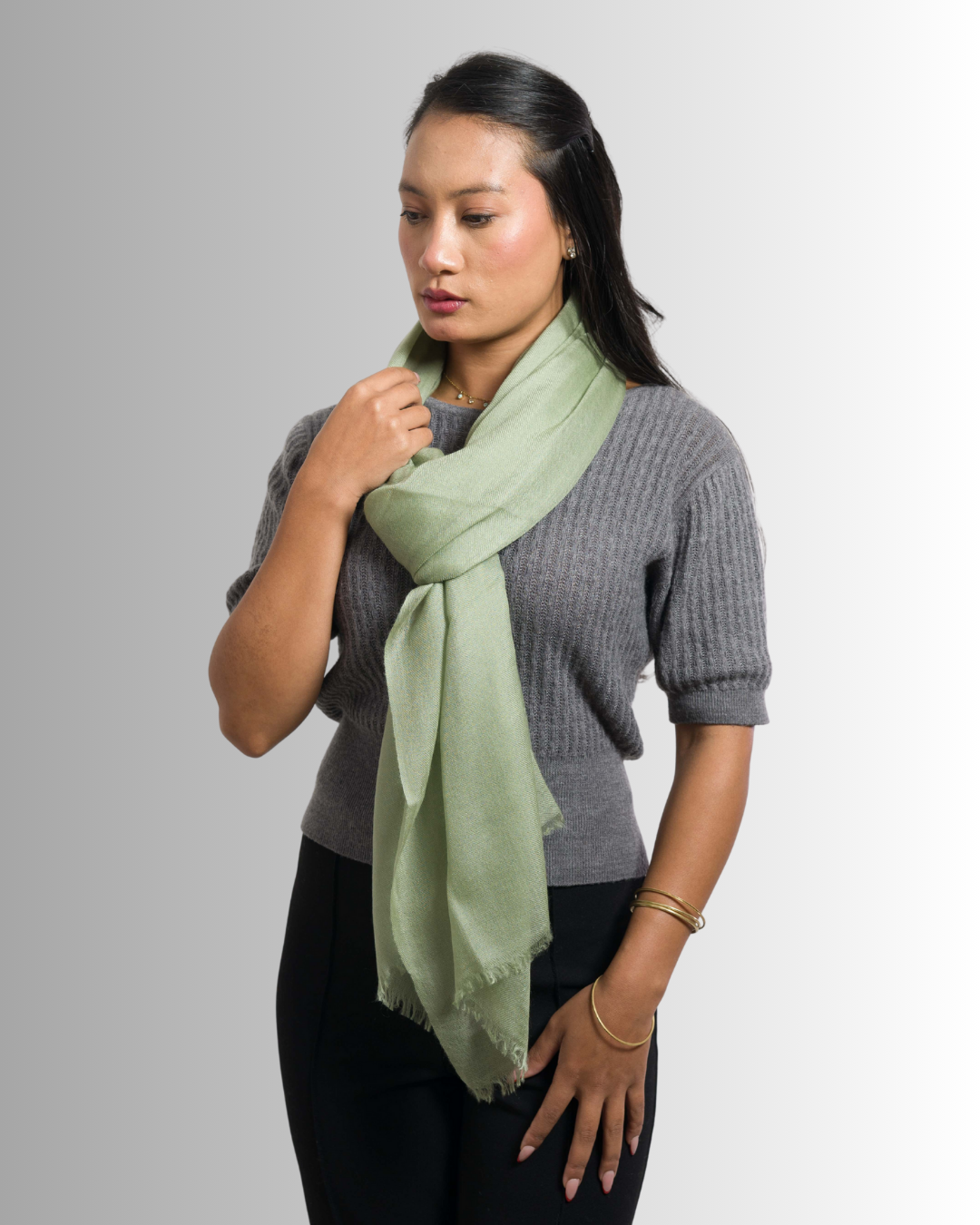 Pistachio Sage - Himalaya Pashmina