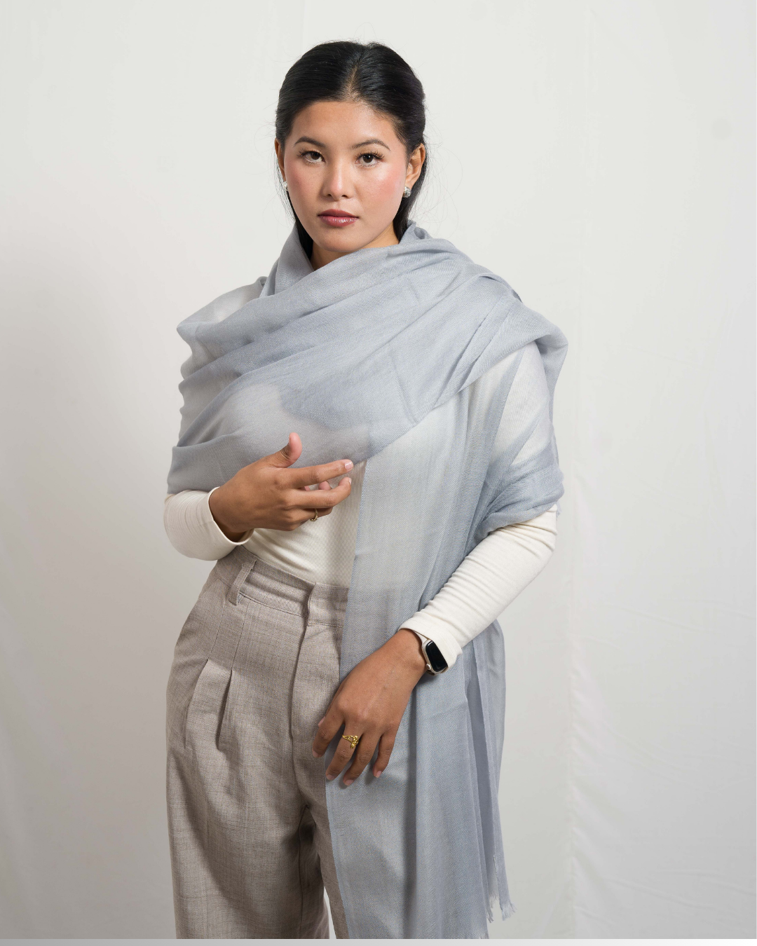 Dark Gray - Himalaya Pashmina